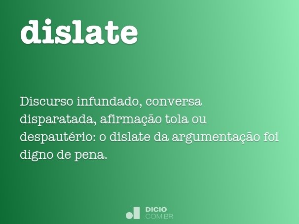 dislate