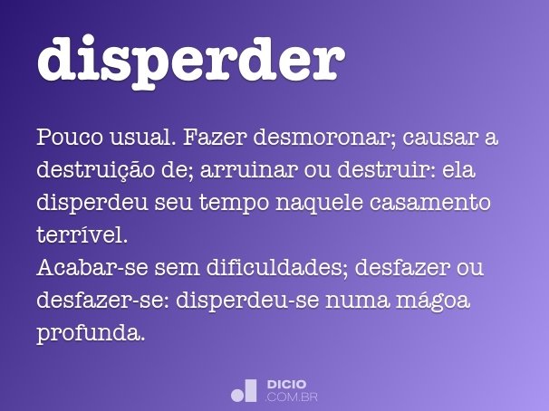 disperder