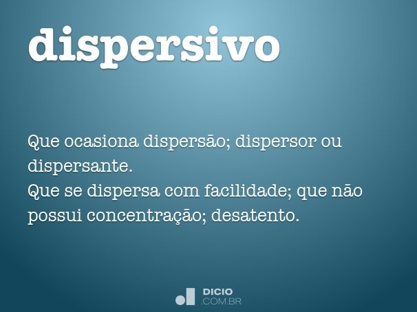 dispersivo