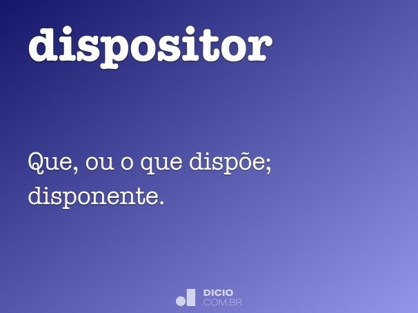 dispositor