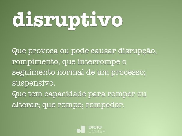 disruptivo