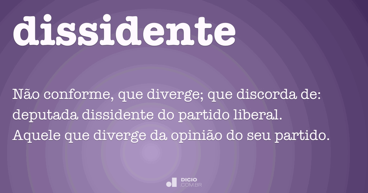 Definicao De Dissidencia