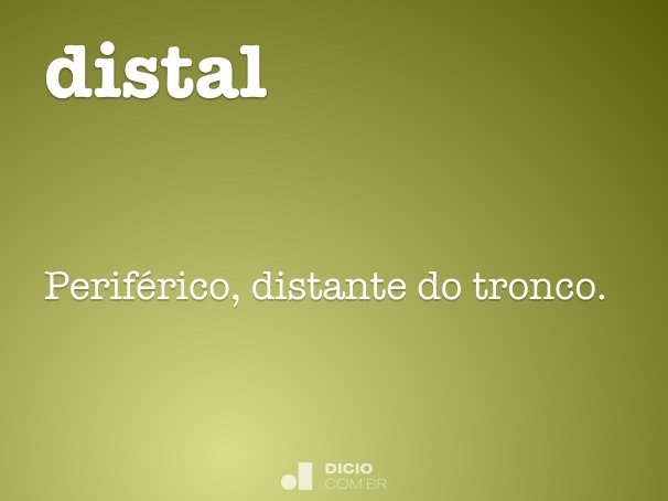 distal