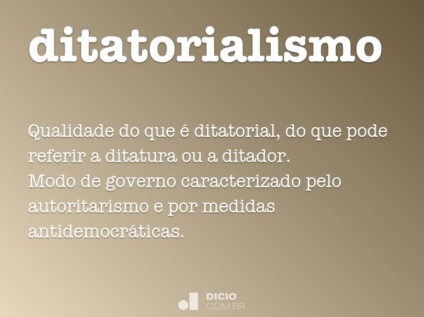 ditatorialismo