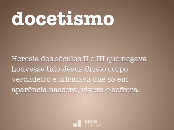 docetismo