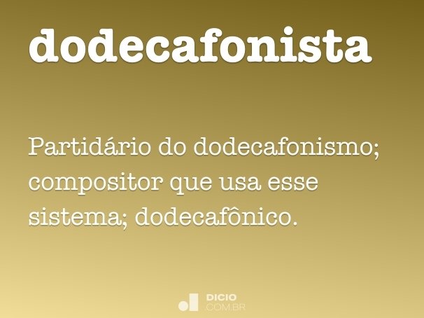 dodecafonista