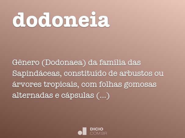 dodoneia