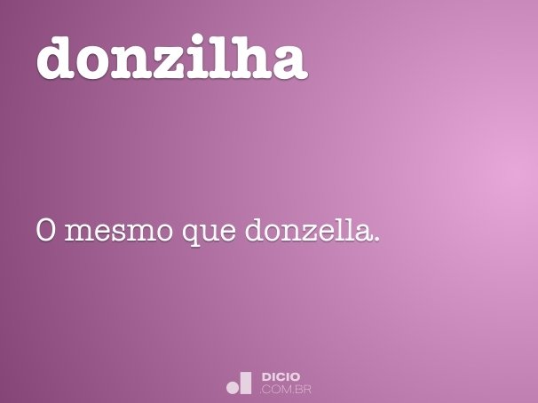 donzilha
