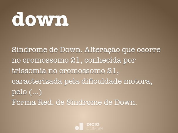 down