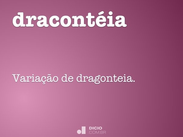 dracontéia