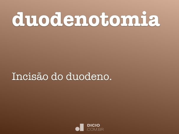 duodenotomia