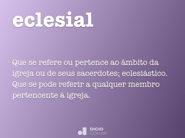 eclesial
