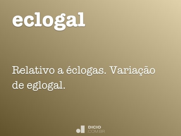 eclogal