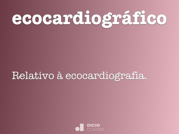 ecocardiográfico