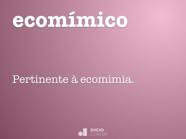 ecomímico