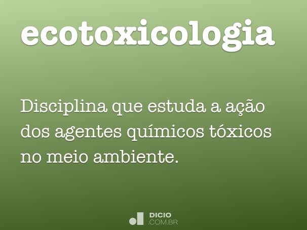 ecotoxicologia