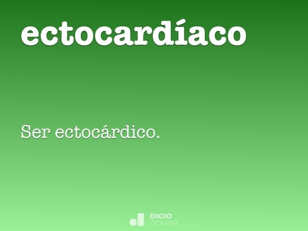ectocardíaco