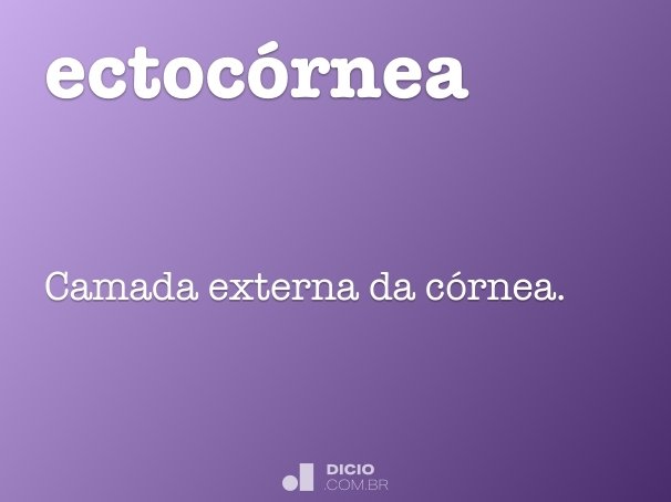 ectocórnea