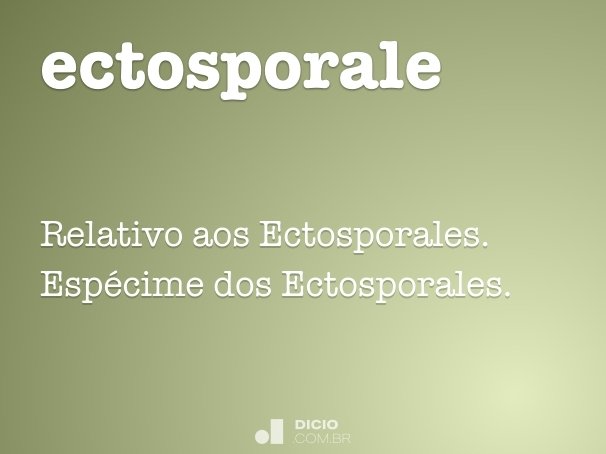ectosporale