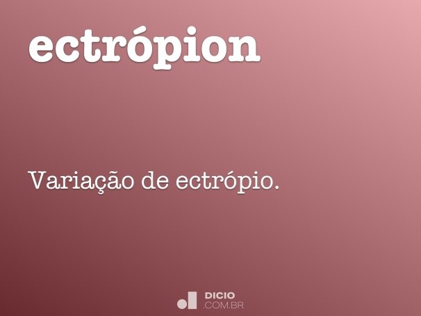 ectrópion