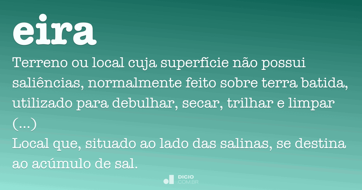 Eira Dicio, Dicionário Online de Português