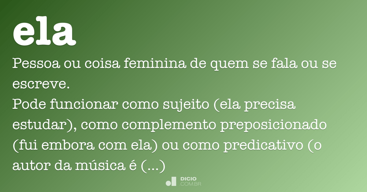 Dicio - Dicionário Online de Português - Você já conhecia a