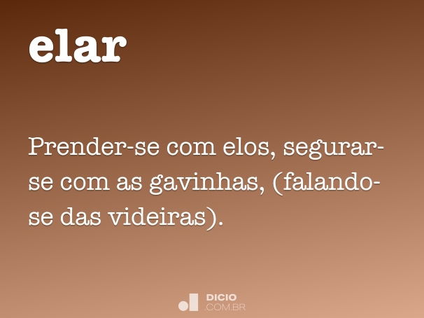 Elar - Dicio, Dicionário Online de Português