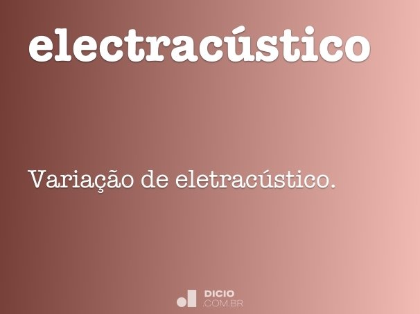 electracústico