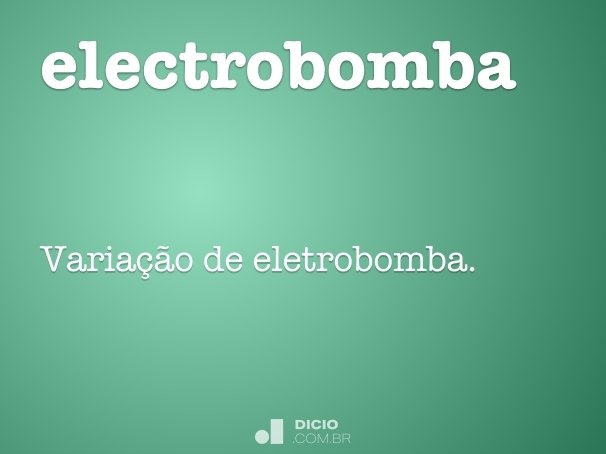 electrobomba