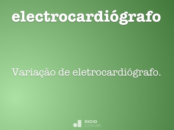 electrocardiógrafo