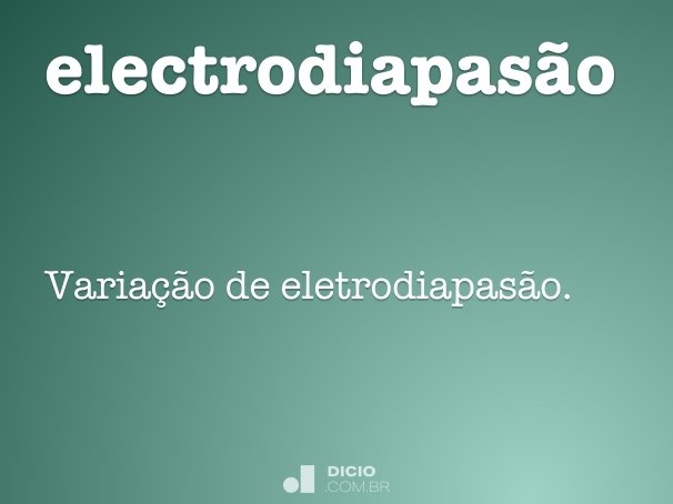 electrodiapasão