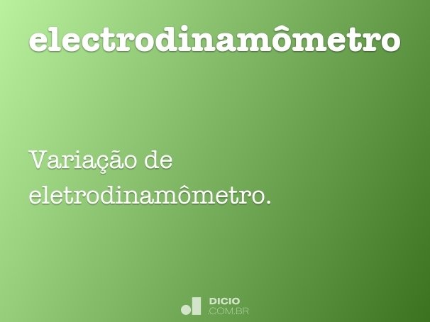 electrodinamômetro