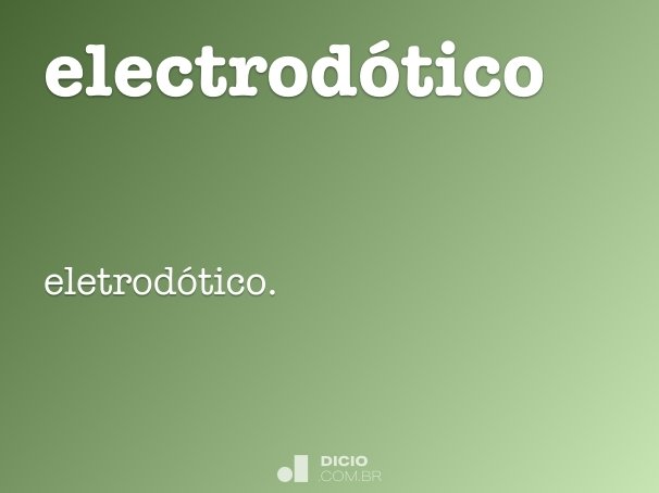 electrodótico