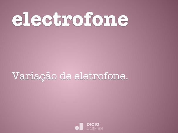 electrofone