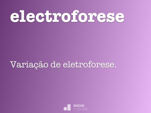 electroforese