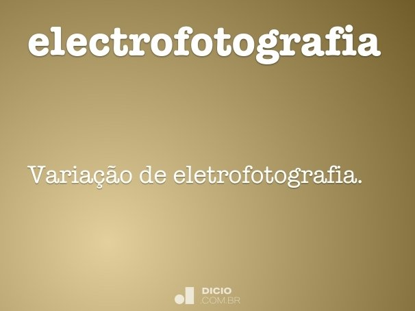 electrofotografia