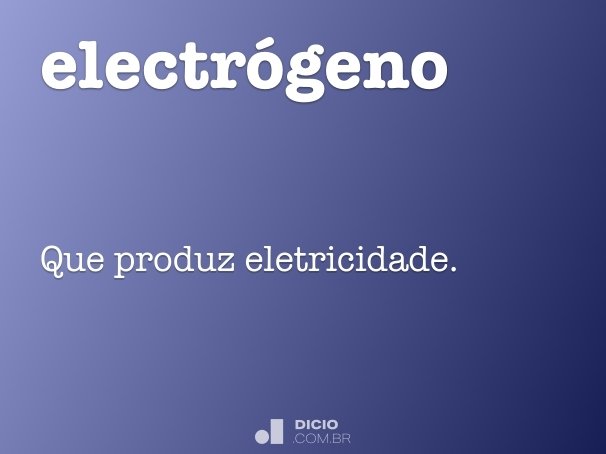 electrógeno
