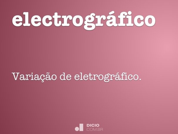 electrográfico