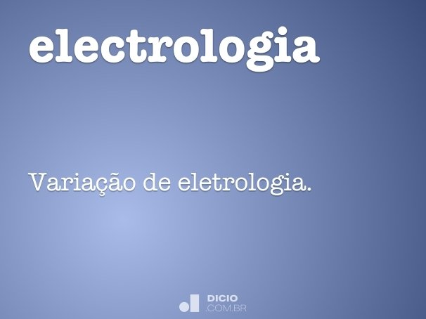 electrologia