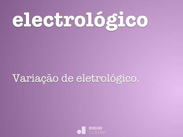 electrológico