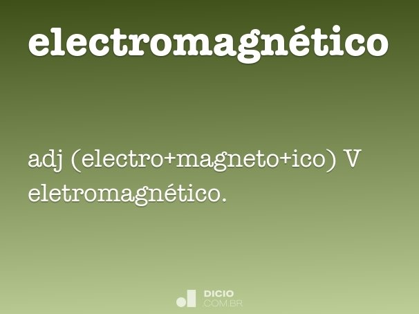electromagnético