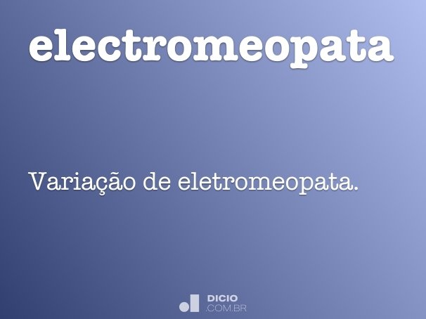 electromeopata