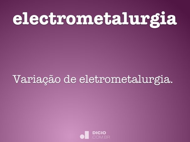 electrometalurgia