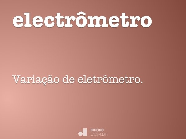 electrômetro