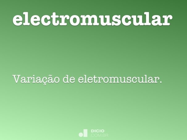 electromuscular