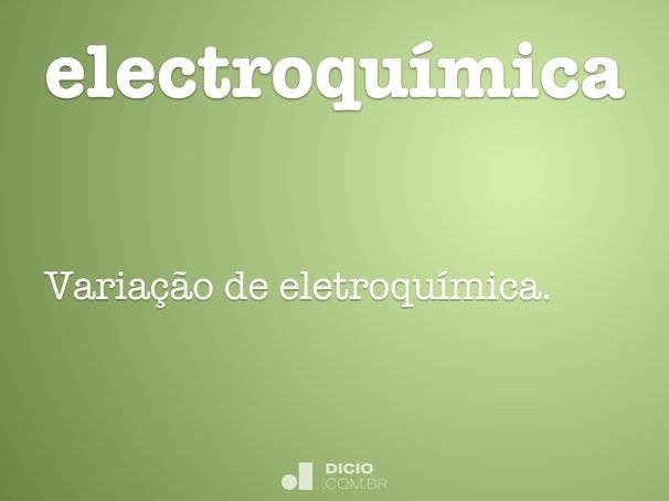 electroquímica