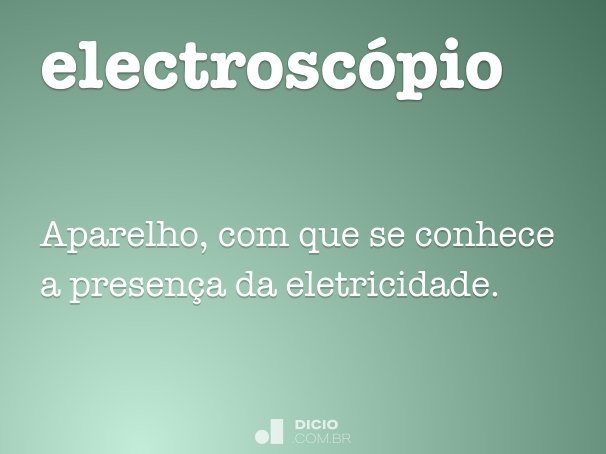 electroscópio
