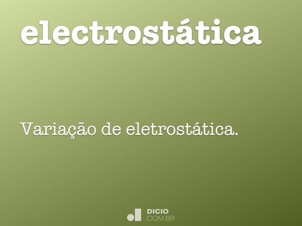 electrostática