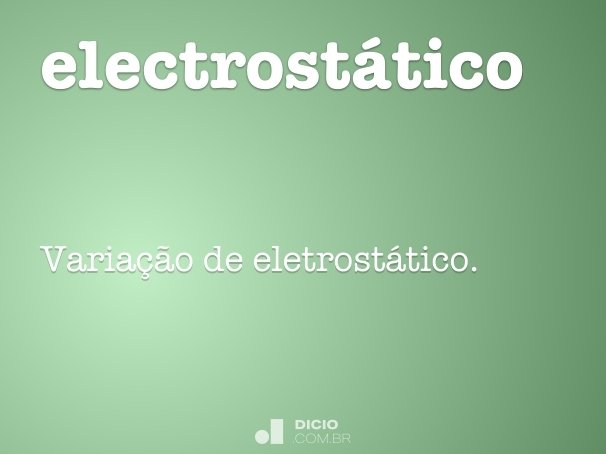 electrostático