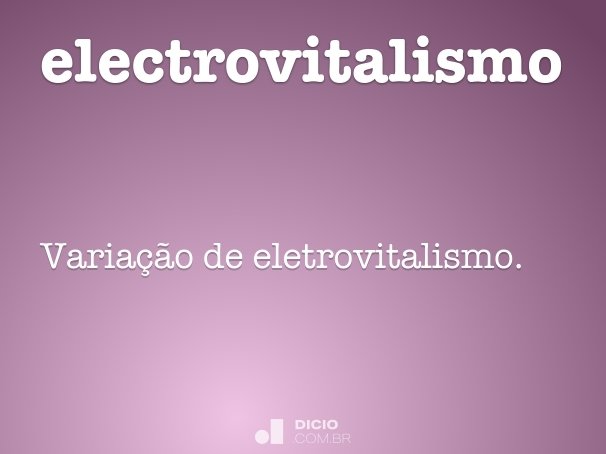 electrovitalismo